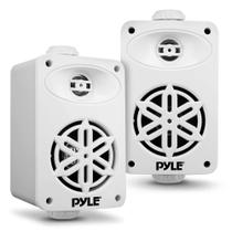 Alto-falante PyleUSA PDWR35WT 200W à prova d'água 3,5" bidirecional branco