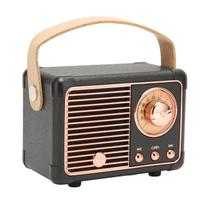 Alto-falante Sanpyl Retro HiFi Stereo BT5.0 com som surround de 360
