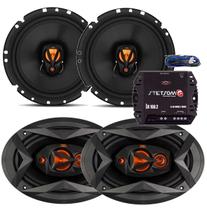 Alto Falante Selenium JBL 6 + 6x9 Quadriaxial 69 + Módulo