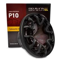 Alto Falante Subwoofer Bravox P10X-S4 10 Polegadas 160W RMS Bobina Simples 4 + 4 Ohms Alto Falante Subwoofer Bravox P10X-S4 10 Polegadas 160W RMS Bobina Simples 4 + 4 Ohms