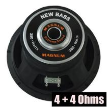 Alto Falante Subwoofer Magnum New Bass 8 Polegadas 380W Rms