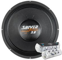 Alto Falante Triton Shiver Bass 3.8 15 Branco 4 Ohms + Par Strobo Led RGB Zendel
