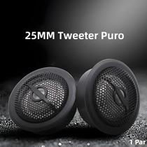 Alto-falante Tweeter Automotivo De Alta Potência 25mm HIFI Com Cúpula De Seda Para Modificação De Alto-falante Tweeter Automotivo De Alta Potência 25mm HIFI Com Cúpula De Seda Para Modificação De