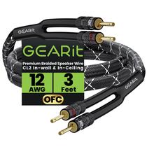 Alto-falante Wire GearIt 12AWG 0,9 m Dual Gold Banana Plug