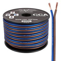 Alto-falante Wire Skar Audio 12 Gauge AWG 100 pés azul/marrom