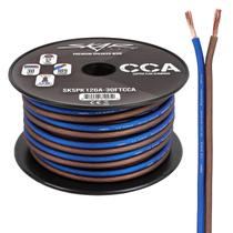 Alto-falante Wire Skar Audio 12 Gauge AWG 30 pés azul/marrom