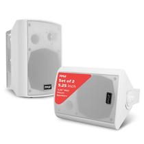 Alto-falantes Bluetooth de montagem na parede Pyle 5.25 brancos à prova d'água