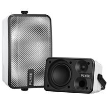 Alto-falantes Bluetooth externos Plyee Audio 400W, pacote com 2 unidades, brancos Alto-falantes Bluetooth externos Plyee Audio 400W, pacote com 2 unidades, brancos