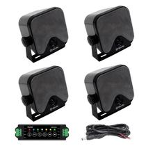Alto-falantes Bluetooth Herdio de 4 polegadas e 240 W Boat Marine, 2 pares