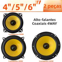 Alto-falantes Coaxiais Universais De 4, 5 E 6 Polegadas Para Carro, Subwoofer HiFi Para Porta, Áudio