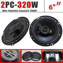 Alto-falantes Coaxiais Universais De 6 Polegadas 320W 3 Vias Hi-Fi Estéreo Para Carro E Caminhão -