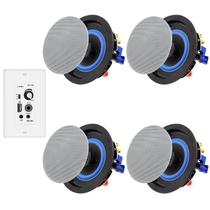 Alto-falantes de teto Bluetooth Herdio de 4 polegadas de 2 vias com amplificador
