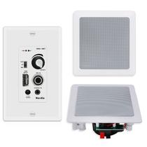 Alto-falantes de teto Herdio 13,34 cm, amplificador Bluetooth 160W