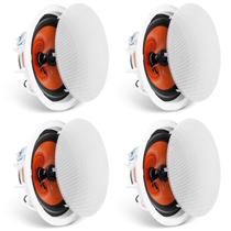 Alto-falantes de teto VEVOR de 8 polegadas e 100 W, montagem embutida, 4 unidades