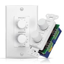 Alto-falantes embutidos na parede Pyle Home PVCD15 120W com controle de volume duplo Alto-falantes embutidos na parede Pyle Home PVCD15 120W com controle de volume duplo