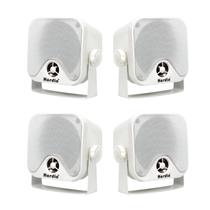 Alto-falantes externos Herdio Waterproof de 4 polegadas para barco (4 brancos)