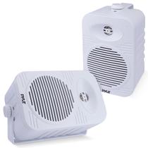 Alto-falantes externos PYLE 300W à prova d'água Marine Grade White Alto-falantes externos PYLE 300W à prova d'água Marine Grade White