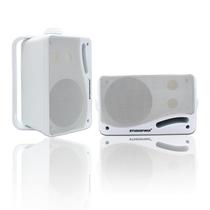 Alto-falantes externos STUDIOFINIX com fio à prova d'água de 3,5 polegadas de 3 vias