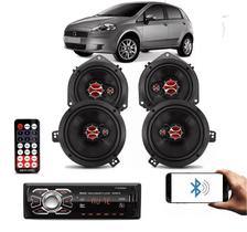 Alto Falantes Foxer Punto 6 E 5 Pol 240W Radio MP3 KF.036R