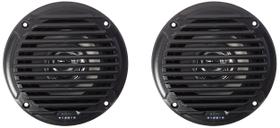 Alto-falantes impermeáveis Jensen MS5006BR pretos de 5,25 polegadas