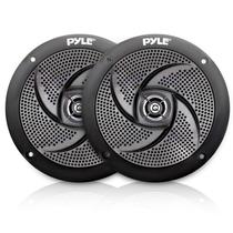Alto-falantes marinhos Pyle de baixo perfil à prova d'água 240 W 6,5", 1 par
