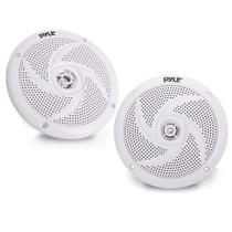 Alto-falantes marinhos Pyle PLMRS6W 6,5", 2 vias, 240 W, impermeáveis, brancos Alto-falantes marinhos Pyle PLMRS6W 6,5", 2 vias, 240 W, impermeáveis, brancos