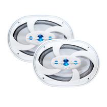 Alto Falantes Marinizados para Barcos, Lanchas e Veleiros Quadriaxial 6x9 Pol 200W 4R Branco TSR Orion - 2FM100694