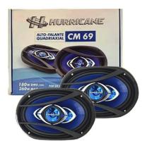 Alto Falantes Quadriaxial Cm69 6x9 180w Rms Hurricane