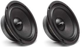 Alto-Falantes Skar Audio FSX65-4 (Par) - 300W, 6,5", 4 Ohms - Preto