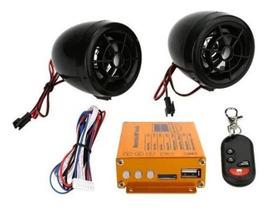 Altofalantes Audio Som Para Motocicleta Mp3 Player