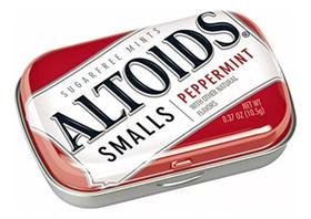 Altoids Smalls Peppermint Bala sem açucar Hortelã pimenta