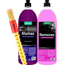 Alumax Limpa Aluminio 1,5L Vonixx Removex Limpador para Chassis Vintex Pincel Externo Detalhamento