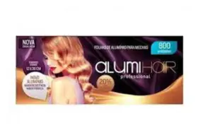 Alumihair Folhas de Alumínio 12x30cm c/800un