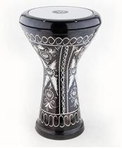 Alumínio fundido Darbuka Corsaro Music VD com motivos da Anatólia
