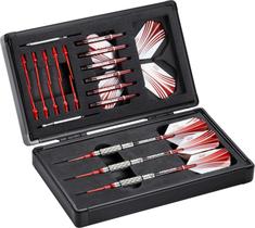 Alumínio magnético Dart Case Casemaster Sinister para 3 dardos