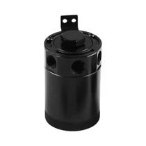Alumínio Oil Catch Can Tank com filtro de respiro, Separador de óleo Mini, Universal, 2-Port, 3 Port