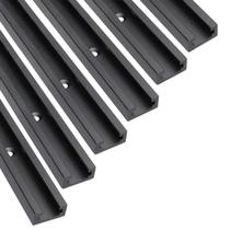 Alumínio T-Track Hot Favorable de 24 cm para carpintaria, 6 unidades
