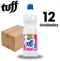 Alvejante S/Cloro Roupas Brancas ou Coloridas Tuff 1 Litro - Kit Com 12 Unidades