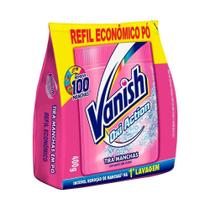 Alvejante Vanish em Pó Cristal Pink Refil Econômico 400g - Embalagem com 24 Unidades