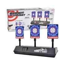 Alvo Elétrico De Alta Precisão Com Reinício Automático Para Treinamento Com Armas Nerf, Brinquedo De Alvo Elétrico De Alta Precisão Com Reinício Automático Para Treinamento Com Armas Nerf, Brinquedo De