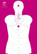 Alvo SAT Rosa Personalizado - QR Code e Logo Inclusos