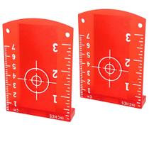 Alvos a Laser Magnéticos YOTOM 2 pcs Nível de Feixe Vermelho Alvos a Laser Magnéticos YOTOM 2 pcs Nível de Feixe Vermelho