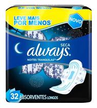 Always Noites Tranquilas Noturno Absorvente Noite Tranquila