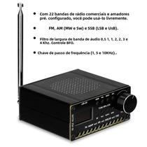 AM FM MW SW SSB ATS-20 SI4735 Receptor De Rádio De Banda Completa Para Rádio Amador Comercial