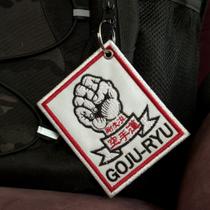 AM0005-001 Goju-Ryu Karate Kanji Patch Bordado 7,8x9,5cm