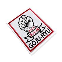 AM0005-001 Goju-Ryu Karate Kanji Patch Bordado 7,8x9,5cm