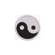 AM0023-001 Yin Yang Patch Bordado 6,8x6,8cm