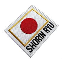 AM0072T01 Karate Shorin Ryu Patch Bordado Termo Adesivo