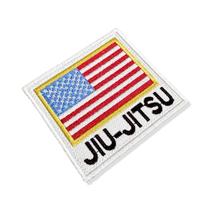 AM0239-001 EUA Jiu-Jitsu Patch Bordado 8,7x7,9cm