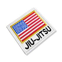 AM0239-001 EUA Jiu-Jitsu Patch Bordado 8,7x7,9cm